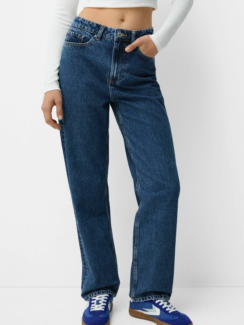 Straight leg jeans - dark blue