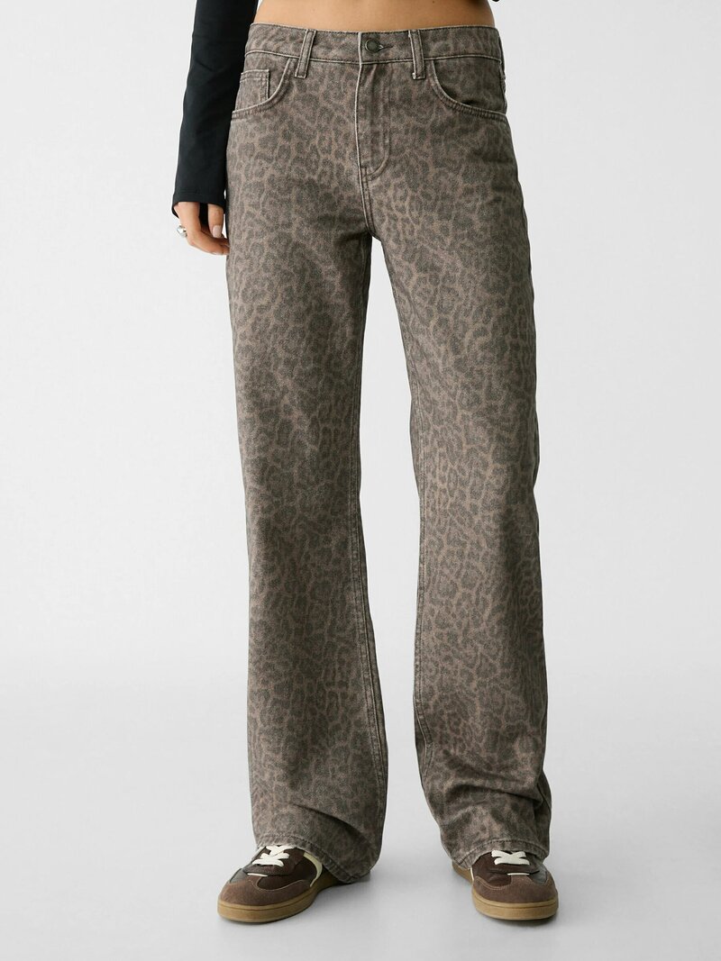 Flared Jeans - dark brown