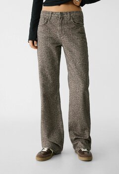 Flared Jeans - dark brown